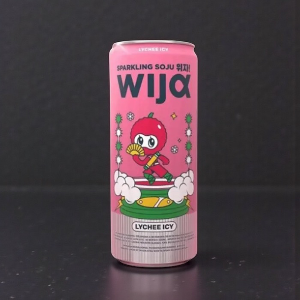 Wija Sparkling Soju Lychee 320ml