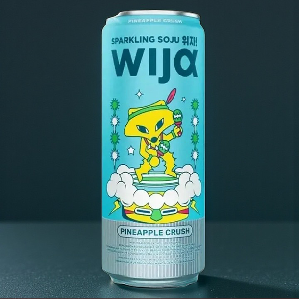 Wija Sparkling Soju Pineapple 320ml